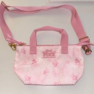 LoveShackFancy Pink Floral Crossbody Bag